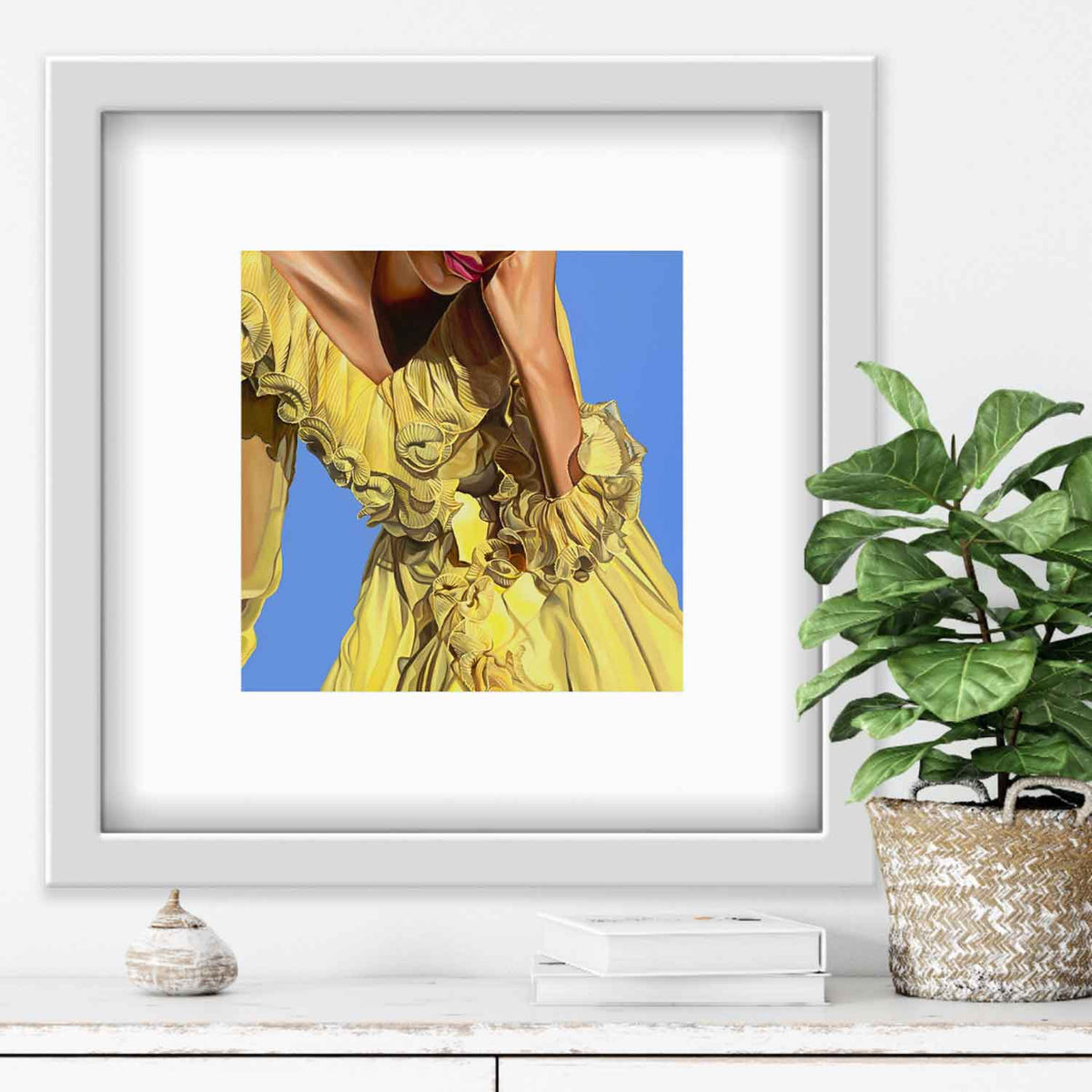 Still Standing 15" x 15" - Petroff Gallery -  Celine Gabriel