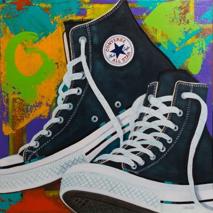 Street 24" x 24" - Petroff Gallery -  - Kathy Traeger - street