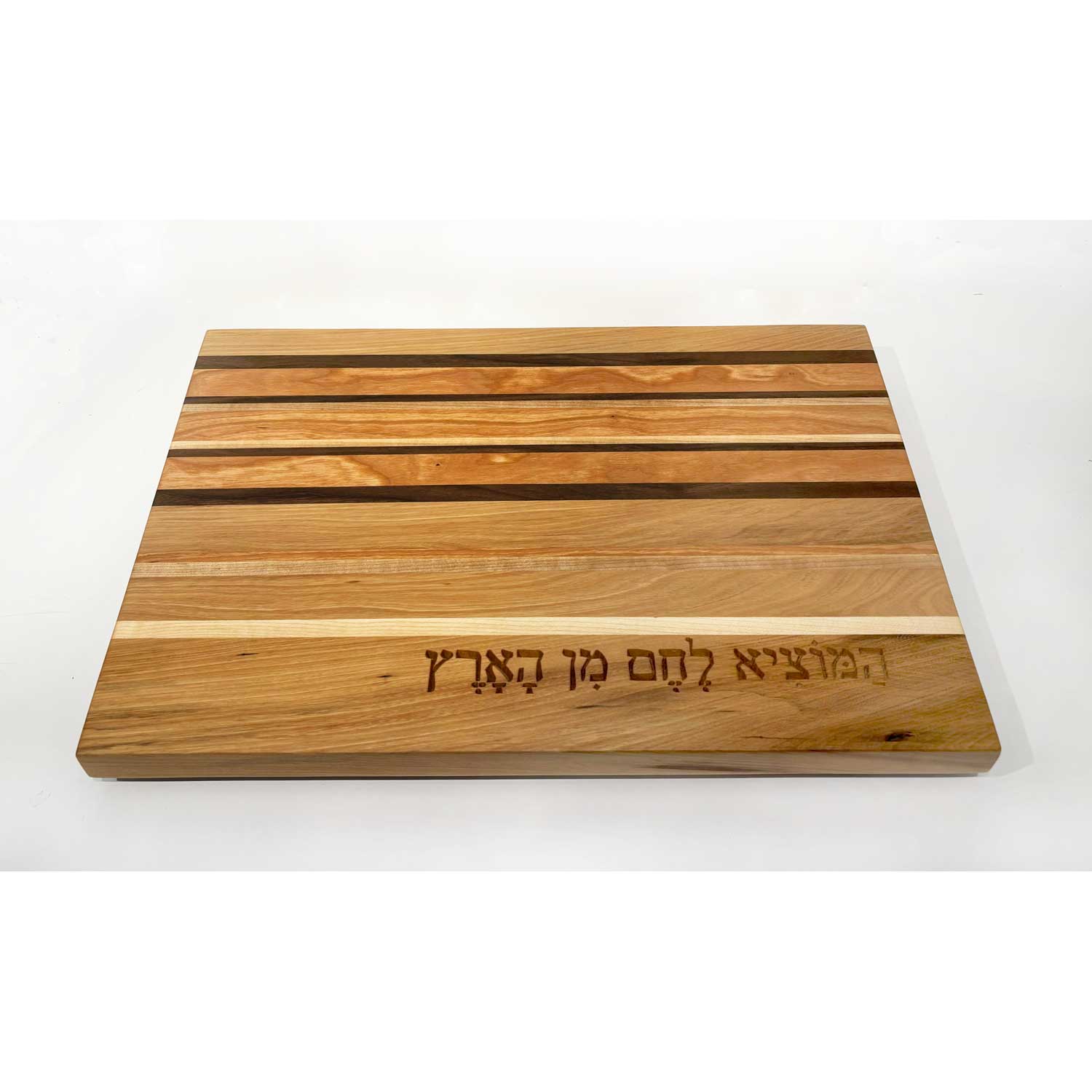 Warren Snider Stripe Wood Board with Hamotzi