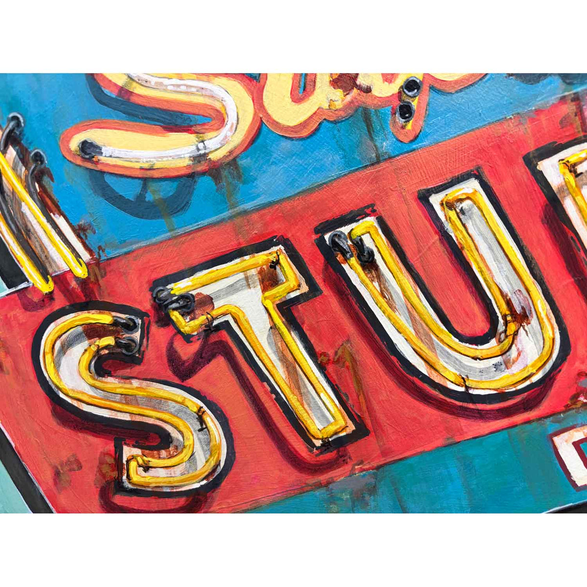 Stupid 20" x 20" - Petroff Gallery - Painting