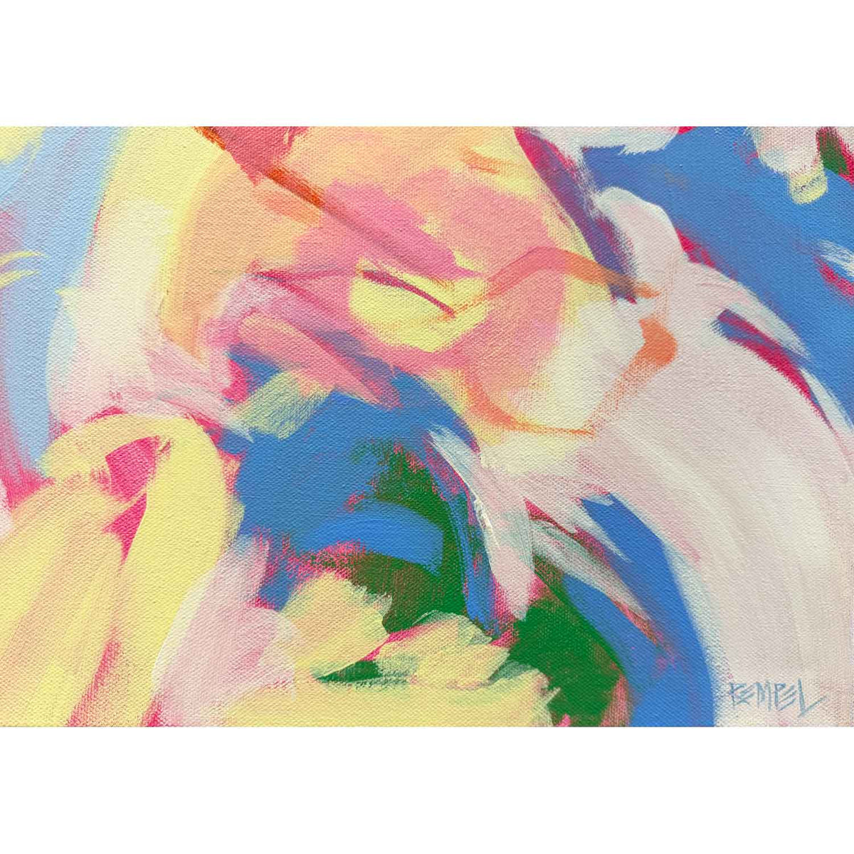 Summer Party 36" x 36" - Petroff Gallery - Painting
