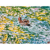 Summer Water Dazzle with Mallards 24" x 24" - Petroff Gallery - Painting