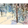 Sunlit Clearing 2 11" x 16" Petroff Gallery 