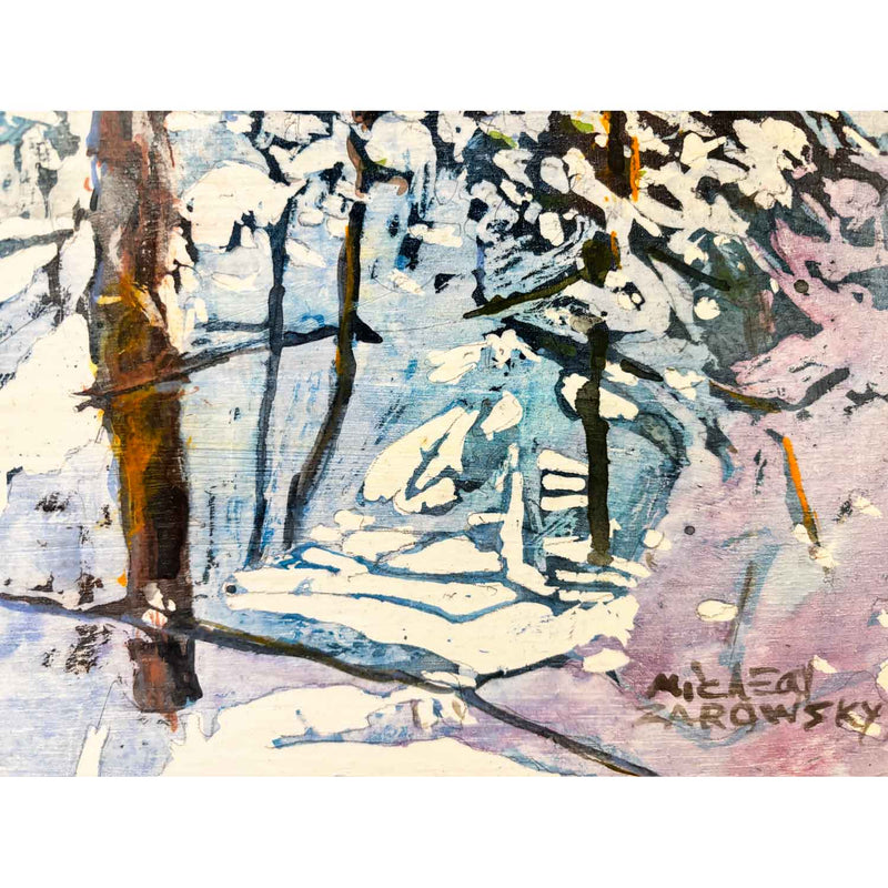Sunlit Clearing 2 11" x 16" Petroff Gallery 