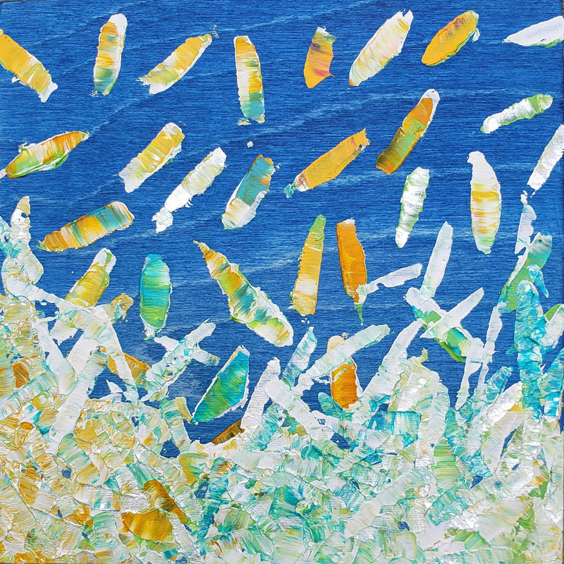 Sunlit Sky 6" x 6" - Petroff Gallery -  - 