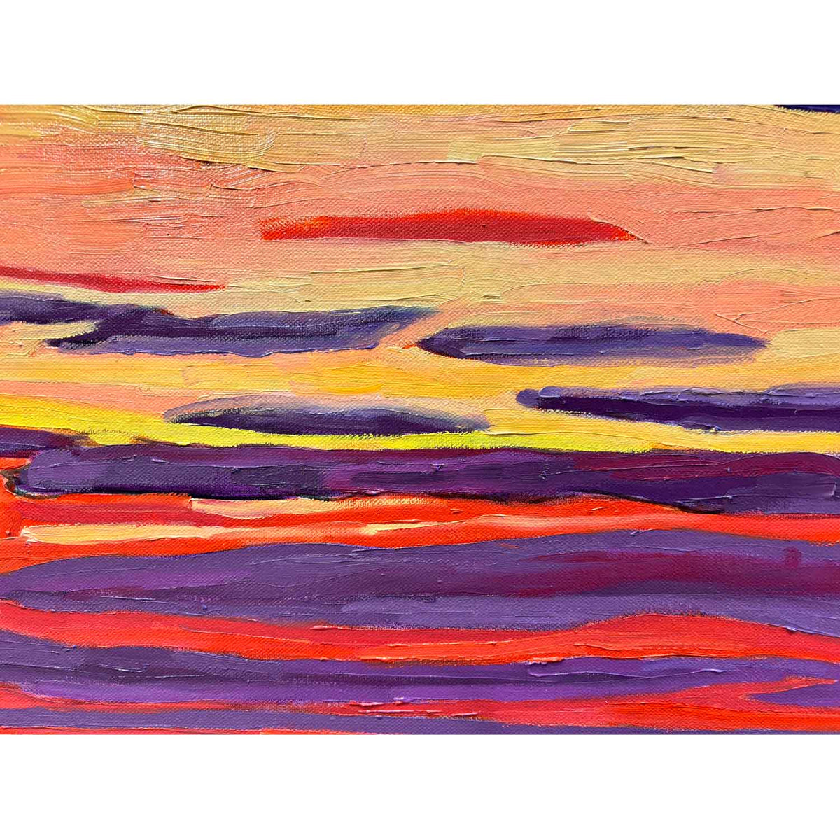 Sunset 36" x 36" - Petroff Gallery - Painting
