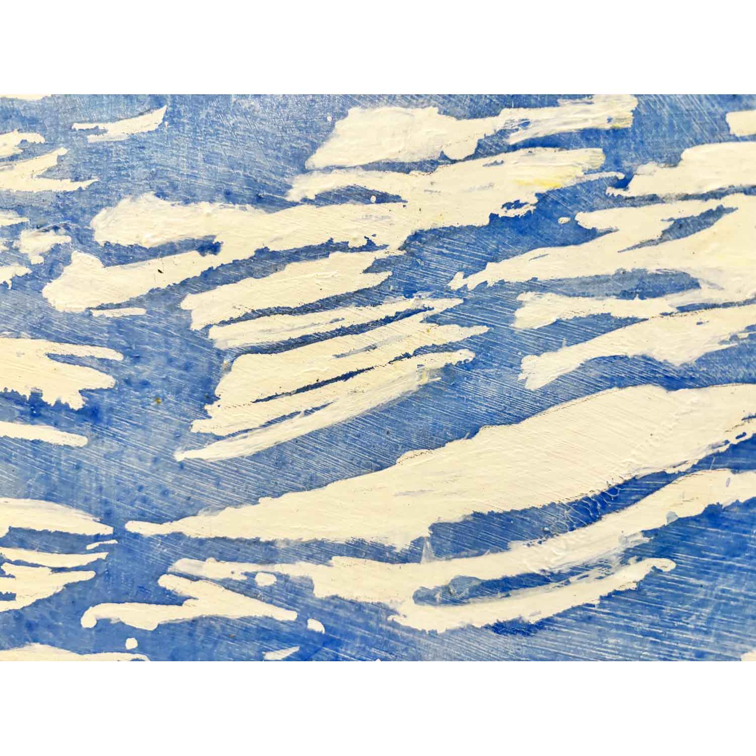 Sunspeckled Trail After An Overnight Snowfall 30" x 32" Petroff Gallery 