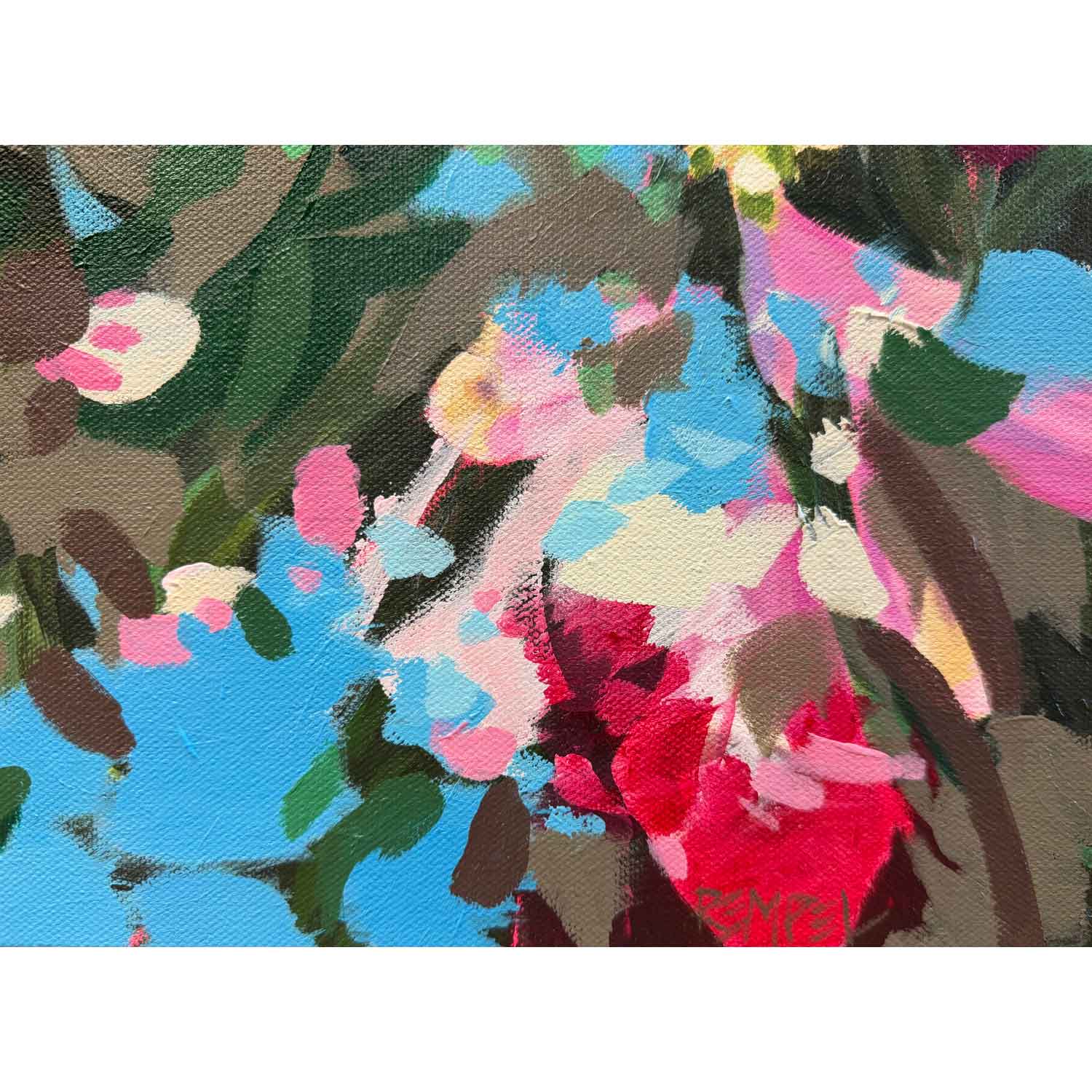 Sunsplash 40" x 30" - Petroff Gallery - Painting