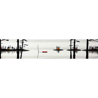 Surprise, Surprise 12" x 60" - Petroff Gallery - Painting