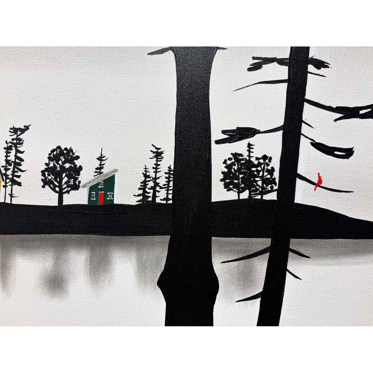 Surprise, Surprise 12" x 60" - Petroff Gallery - Painting