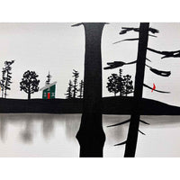 Surprise, Surprise 12" x 60" - Petroff Gallery - Painting