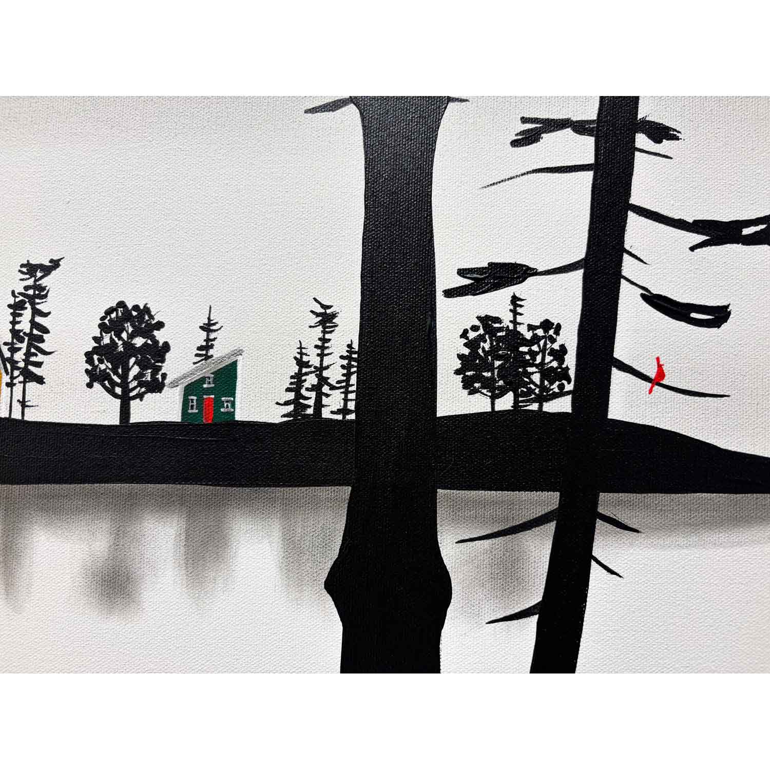 Surprise, Surprise 12" x 60" - Petroff Gallery - Painting