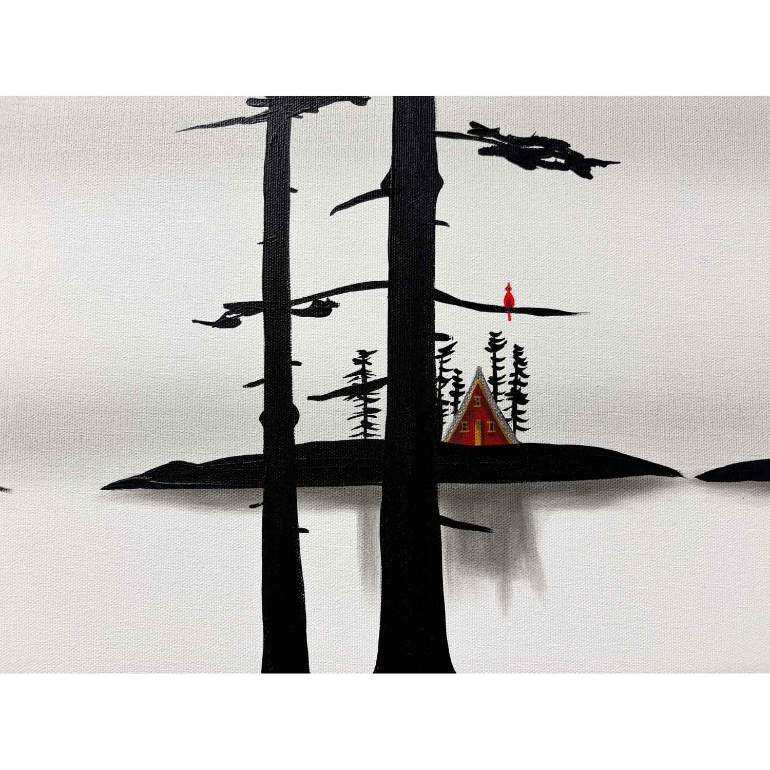 Surprise, Surprise 12" x 60" - Petroff Gallery - Painting