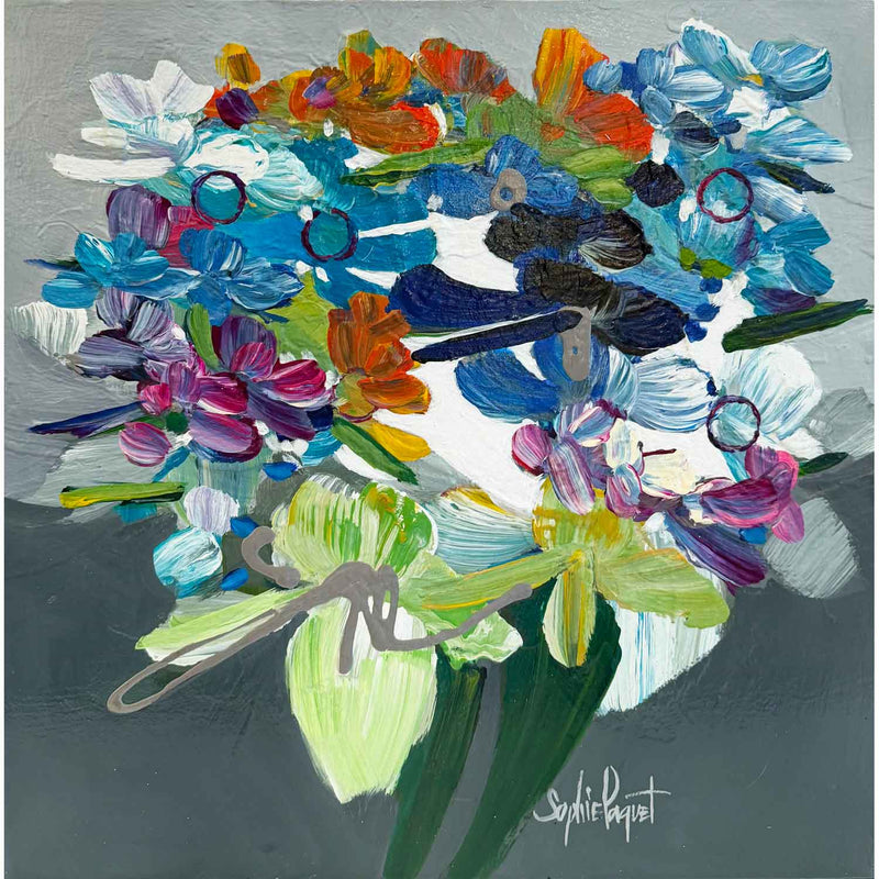Sweet Love 18" x 18" - Petroff Gallery - painting