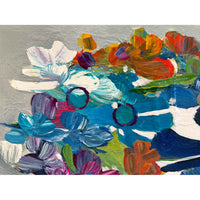 Sweet Love detail 1 18" x 18" - Petroff Gallery - painting