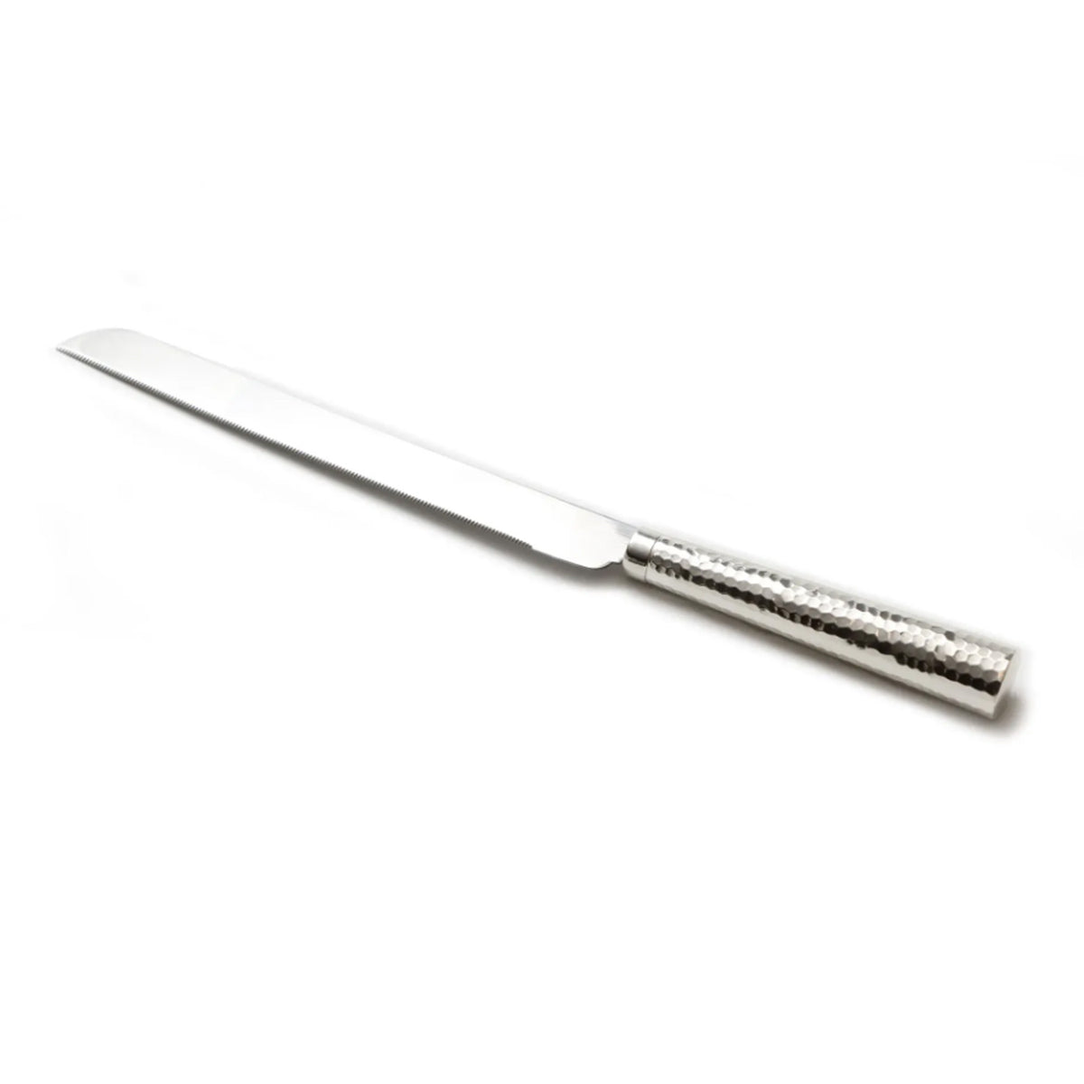 Swivel Hammered Challah Knife - Petroff Gallery - Judaica