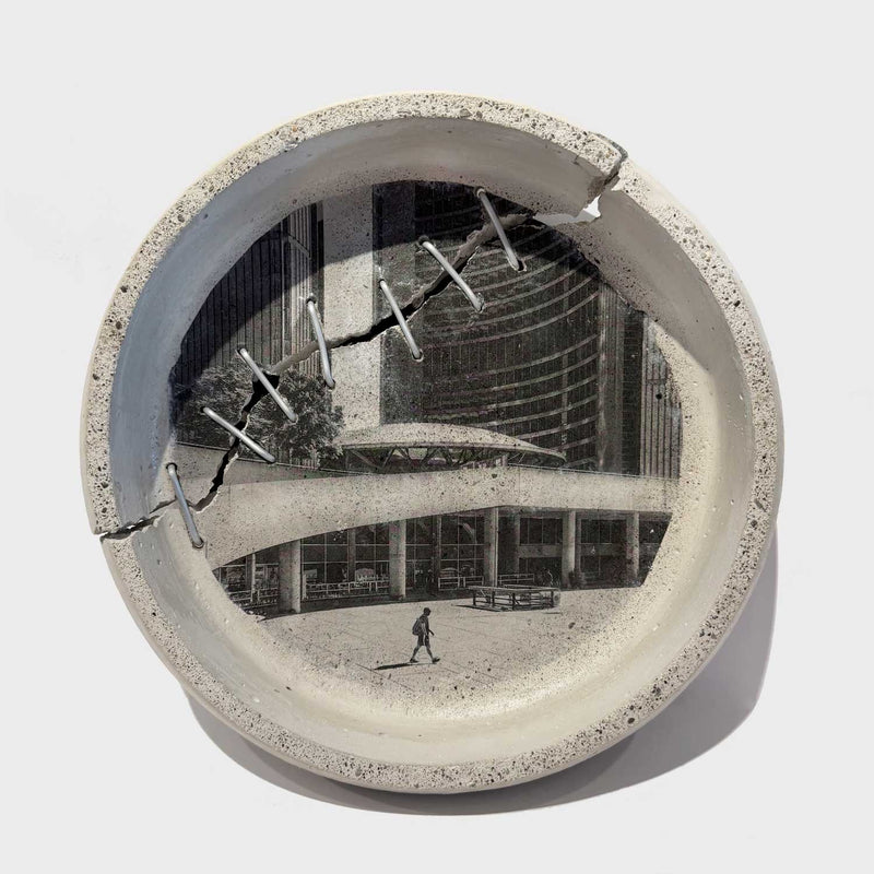 System Error 36 City Hall Toronto - Petroff Gallery - Mixed Media Art