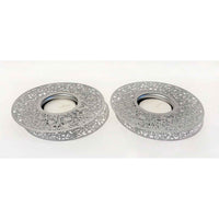 Round Metal Cutout Candle Holders