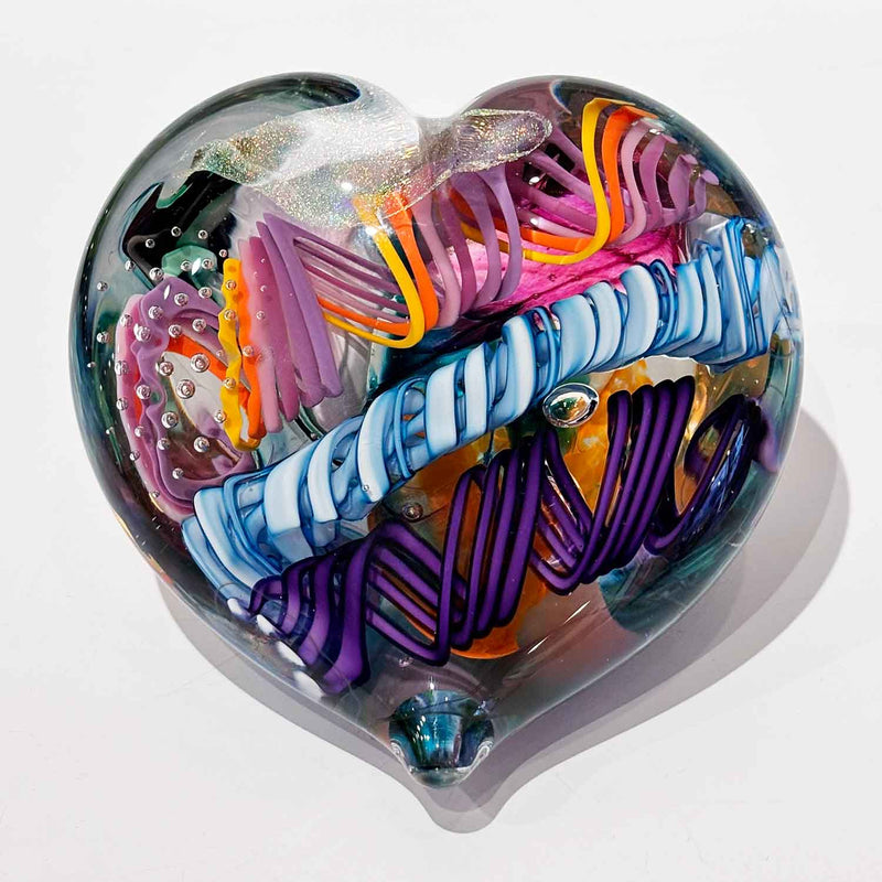 Large Heart 6 - Petroff Gallery - Glass Art