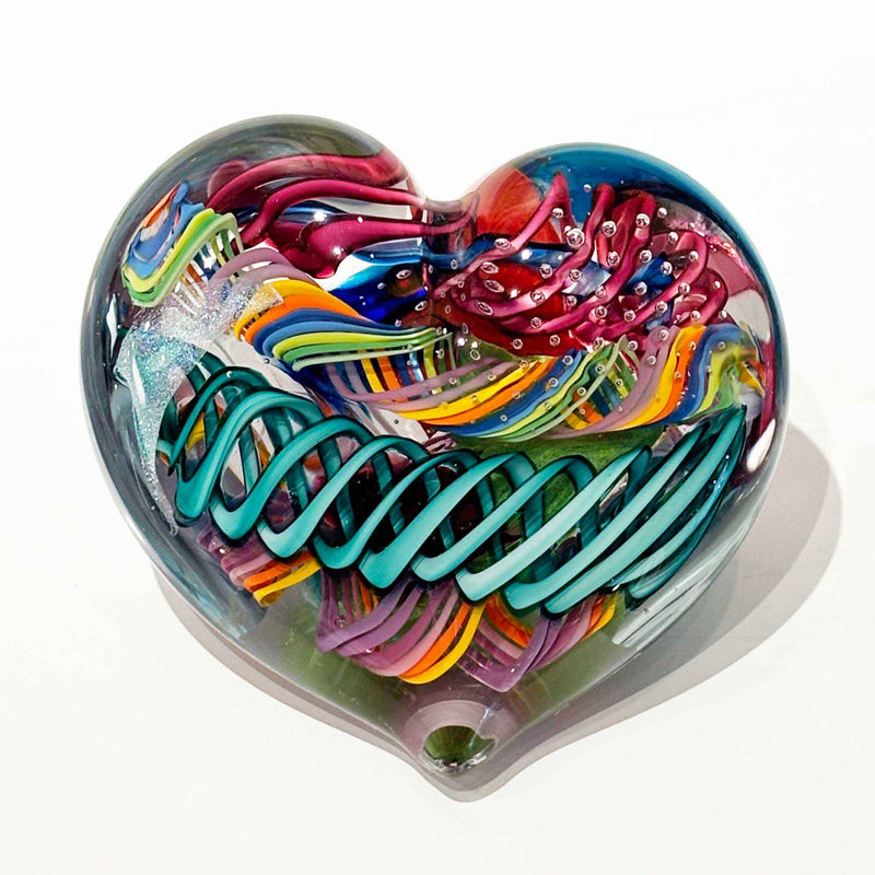 Large Heart 10 - Petroff Gallery - Glass Art