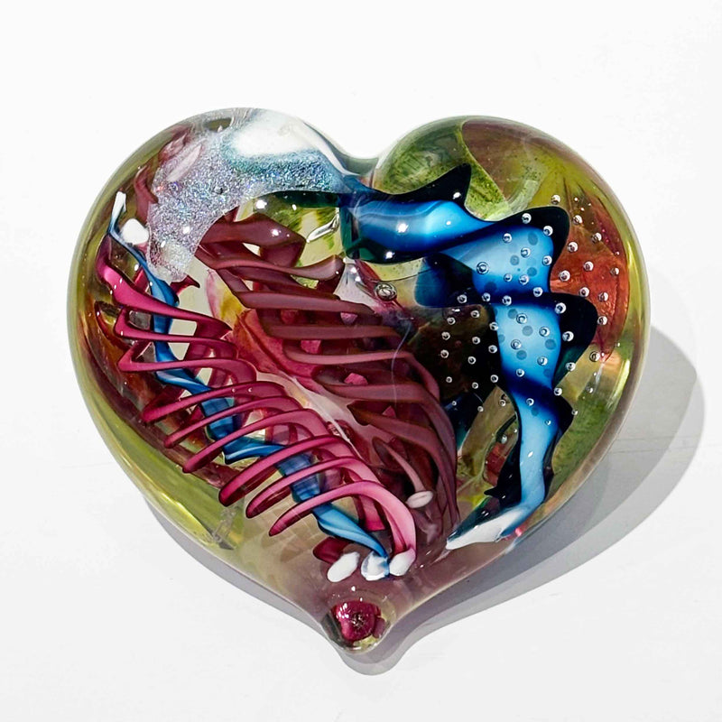 Large Heart 12 - Petroff Gallery - Glass Art