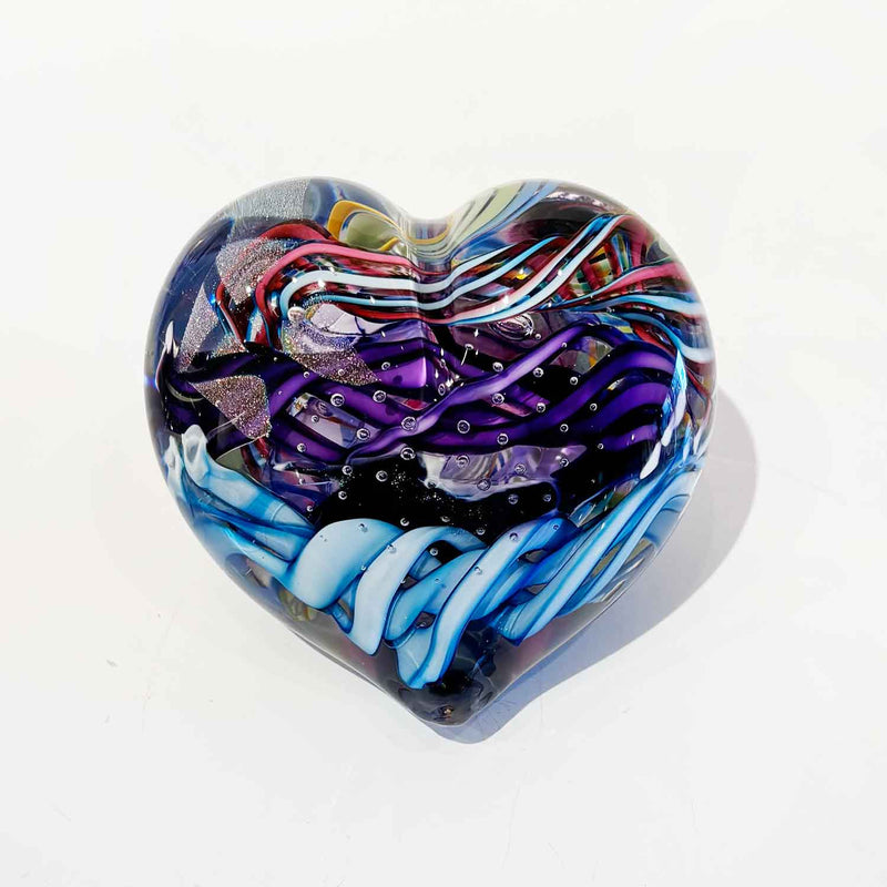 Small Heart 17 - Petroff Gallery - Glass Art