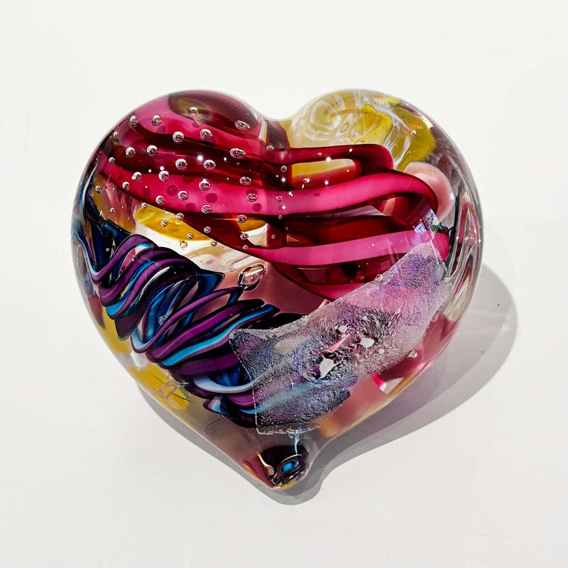 Small Heart 5 - Petroff Gallery - Glass Art