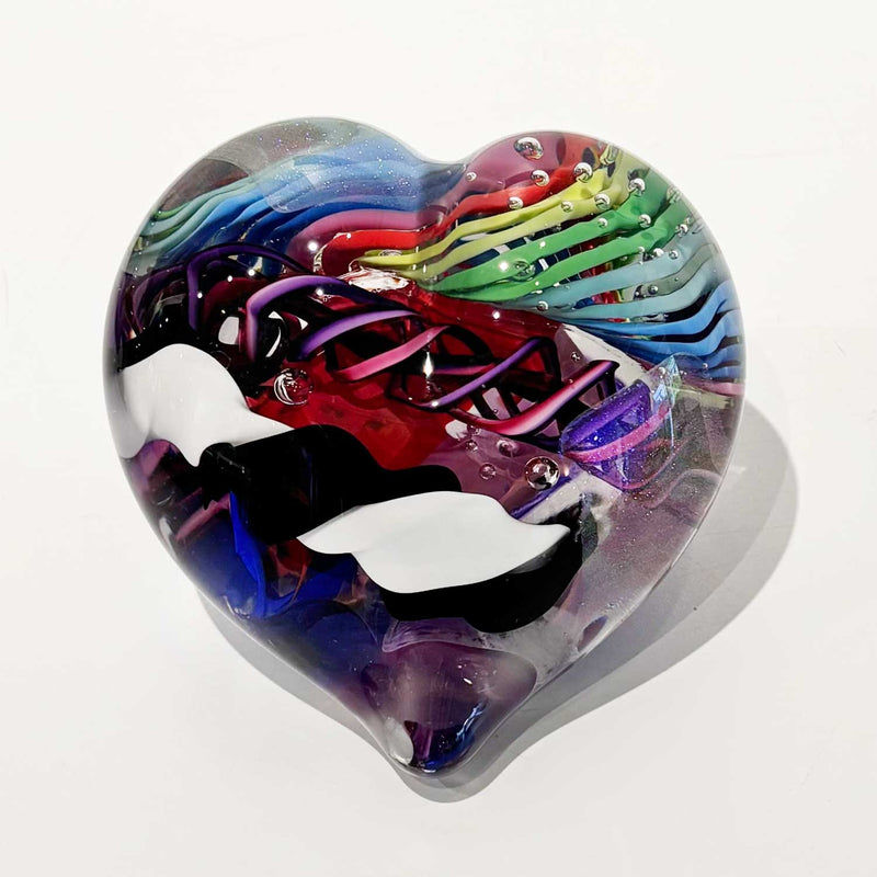 Small Heart 13 - Petroff Gallery - Glass Art
