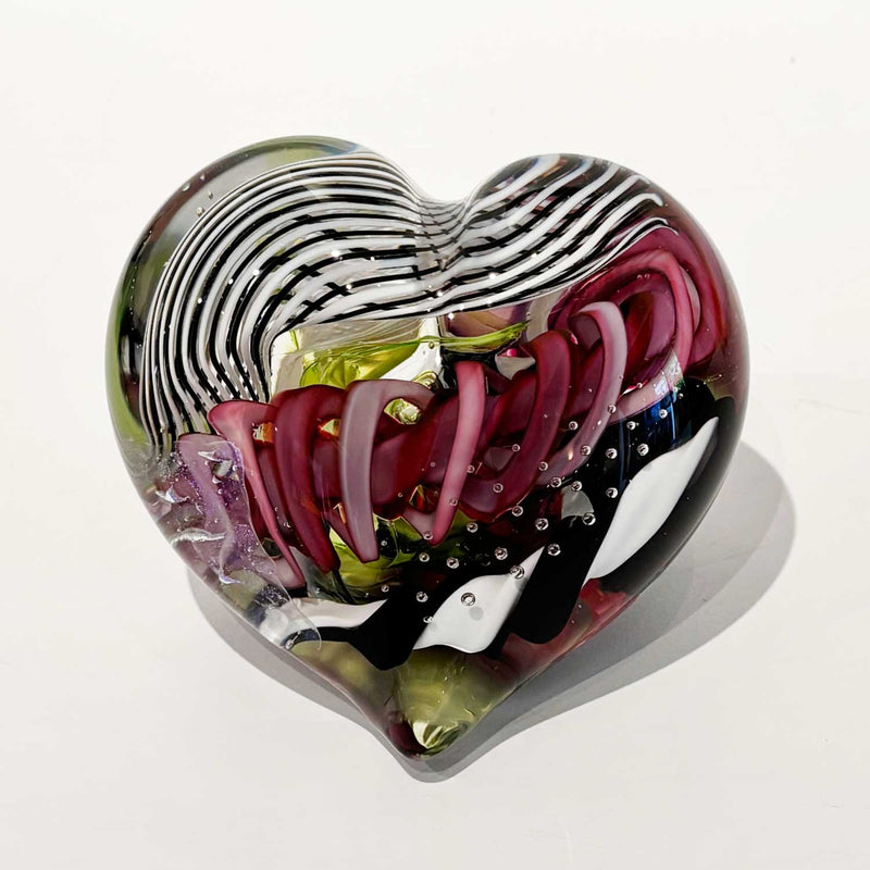 Small Heart 18 - Petroff Gallery - Glass Art