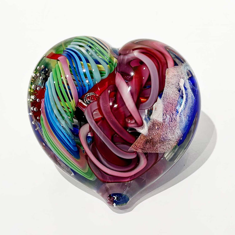 Small Heart 21 - Petroff Gallery - Glass Art
