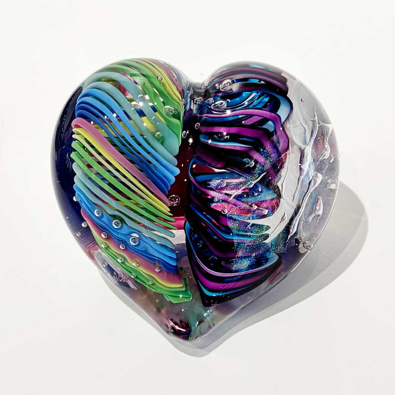 Small Heart 22 - Petroff Gallery - Glass Art