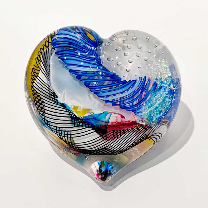 Small Heart 23 - Petroff Gallery - Glass Art