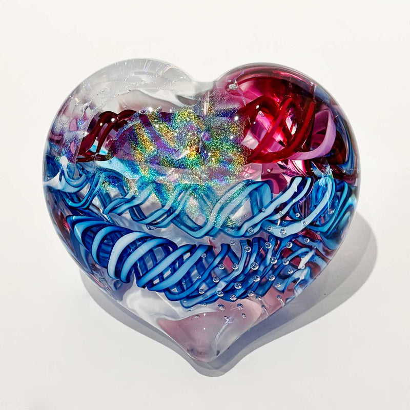 Small Heart 25 - Petroff Gallery - Glass Art