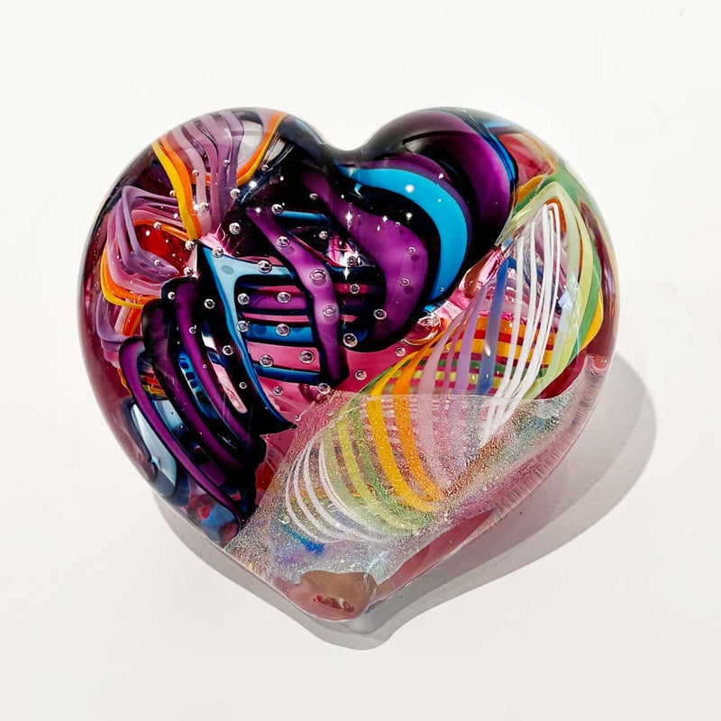Small Heart 26 - Petroff Gallery - Glass Art