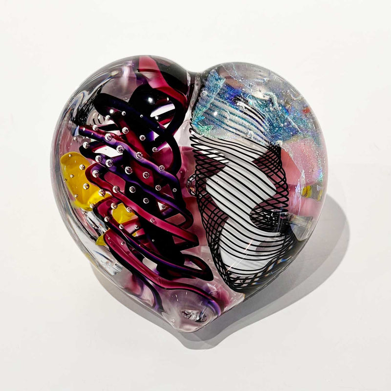 Small Heart 31 - Petroff Gallery - Glass Art