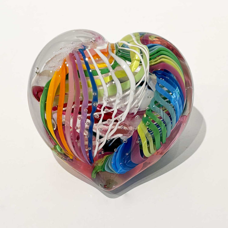 Small Heart 32 - Petroff Gallery - Glass Art