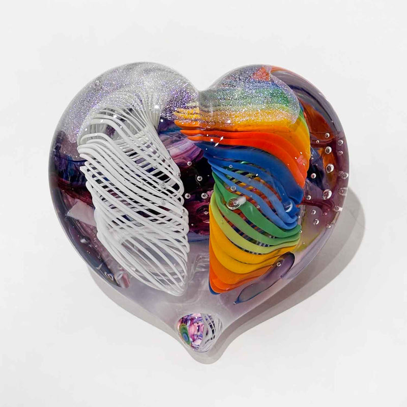 Small Heart 7 - Petroff Gallery - Glass Art