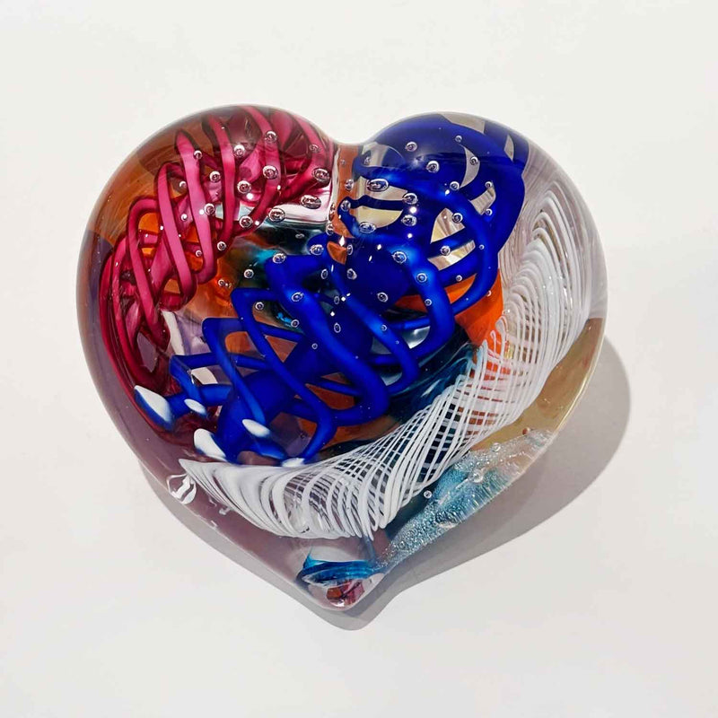 Small Heart 8 - Petroff Gallery - Glass Art