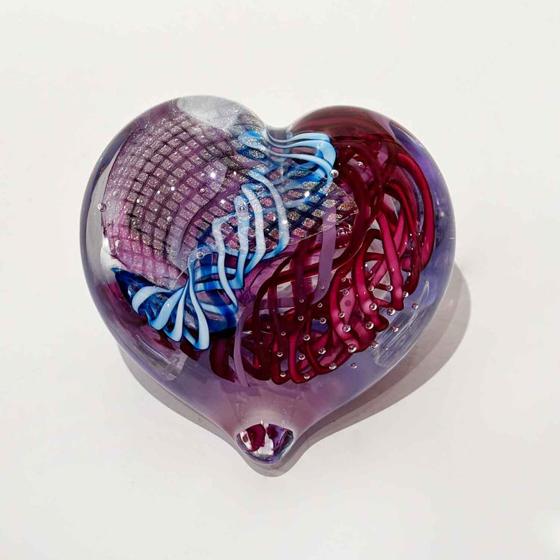 Small Heart 9 - Petroff Gallery - Glass Art