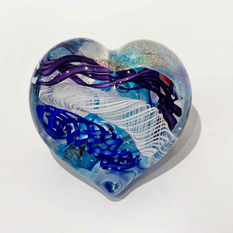 Small Heart 10 - Petroff Gallery - Glass Art