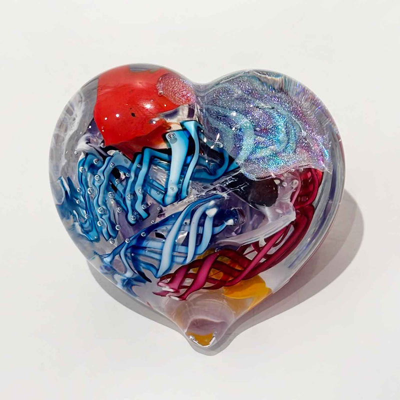 Small Heart 11 - Petroff Gallery - Glass Art
