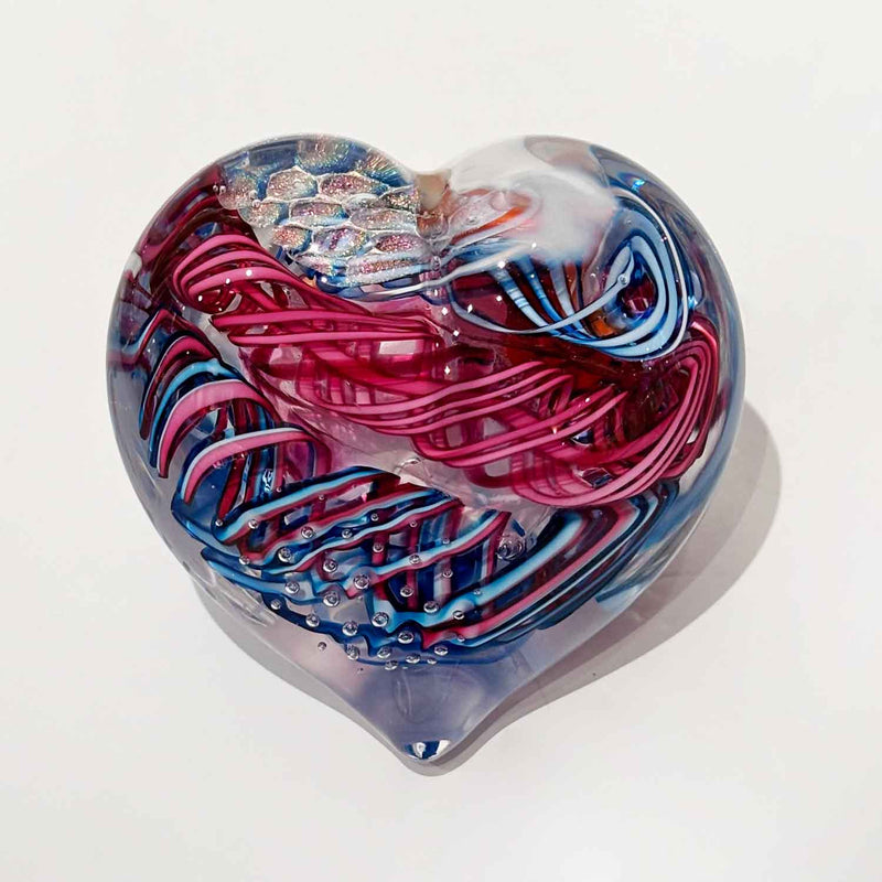 Small Heart 12 - Petroff Gallery - Glass Art