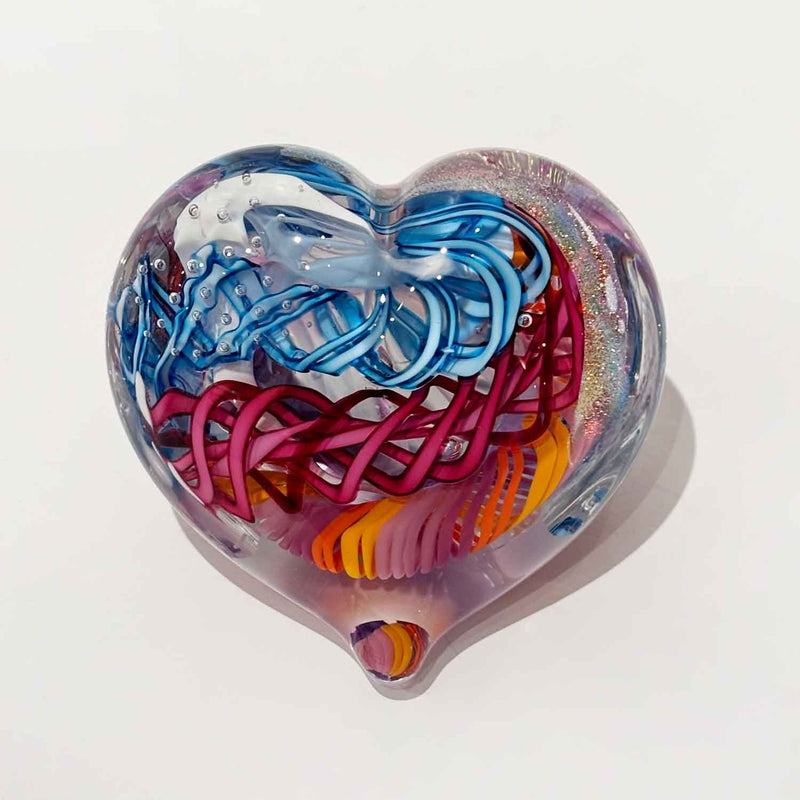 Small Heart 13 - Petroff Gallery - Glass Art