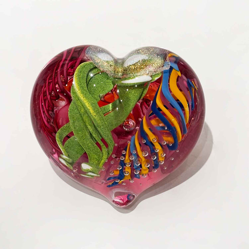 Small Heart 14 - Petroff Gallery - Glass Art