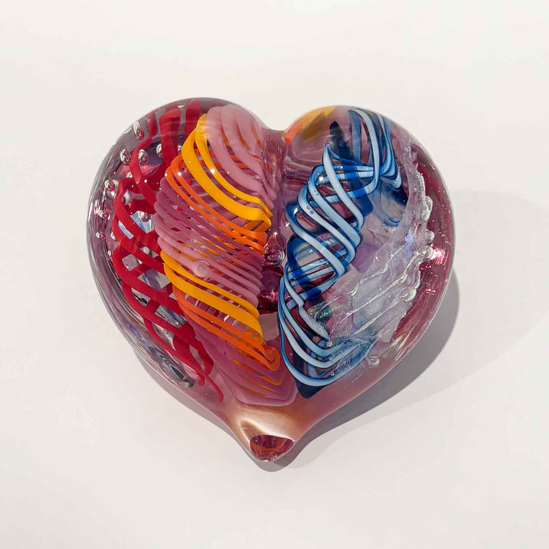 small heart 16 - Petroff Gallery - Glass art