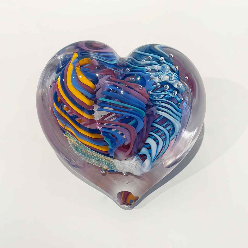 small heart 18 - Petroff Gallery - Glass art