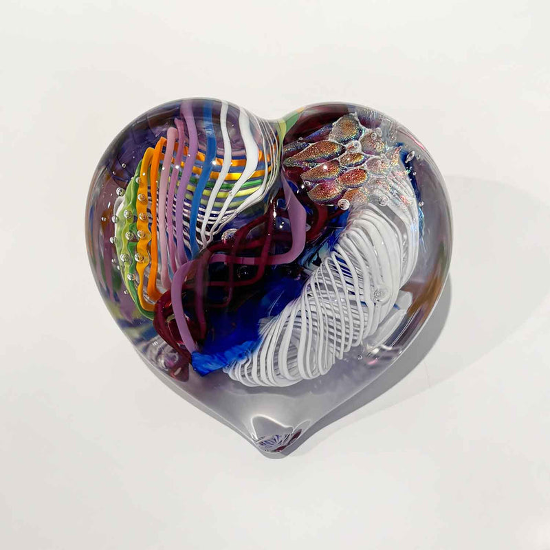 small heart 20 - Petroff Gallery - Glass art