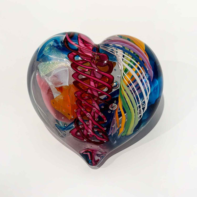 small heart 24 - Petroff Gallery - Glass art