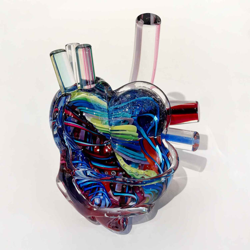 Human Heart 4 - Petroff Gallery - Glass Art