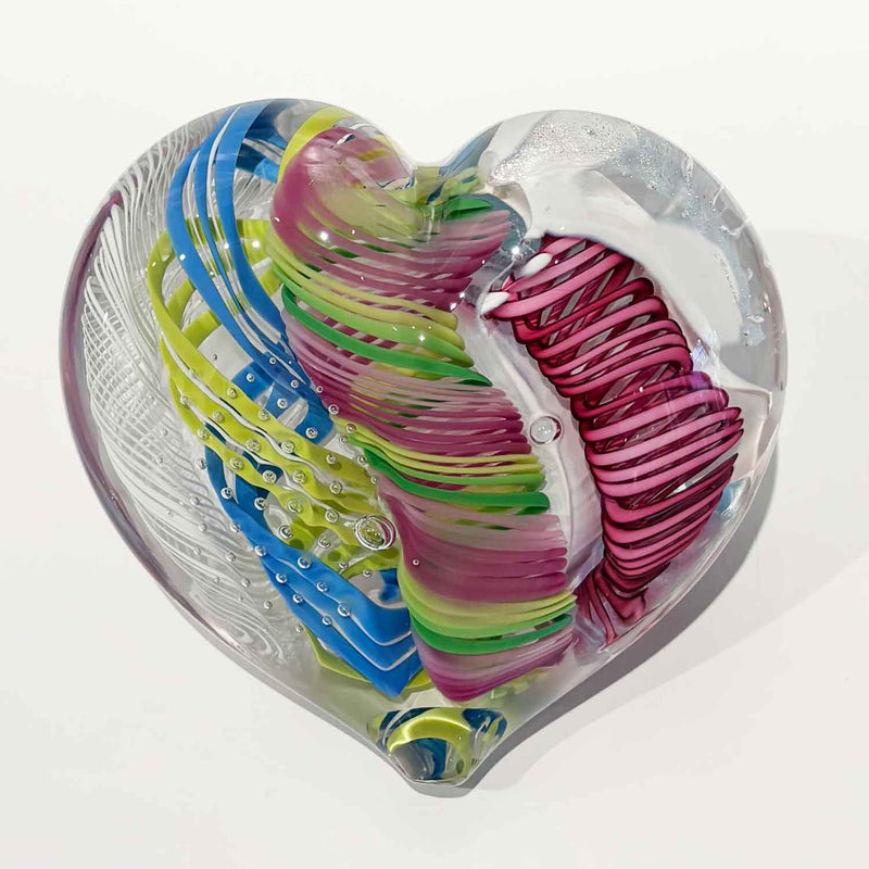 Large Heart 18 - Petroff Gallery - Glass Art